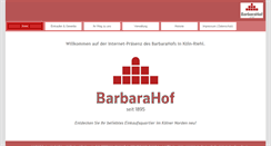 Desktop Screenshot of barbarahof.net